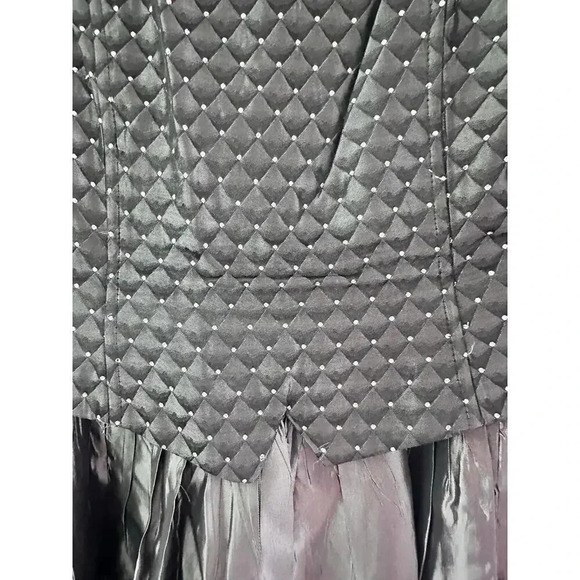 Scott McClintock Women's Black & Silver Sleeveless Evening Wedding Dress Size 12 - Picture 8 of 10